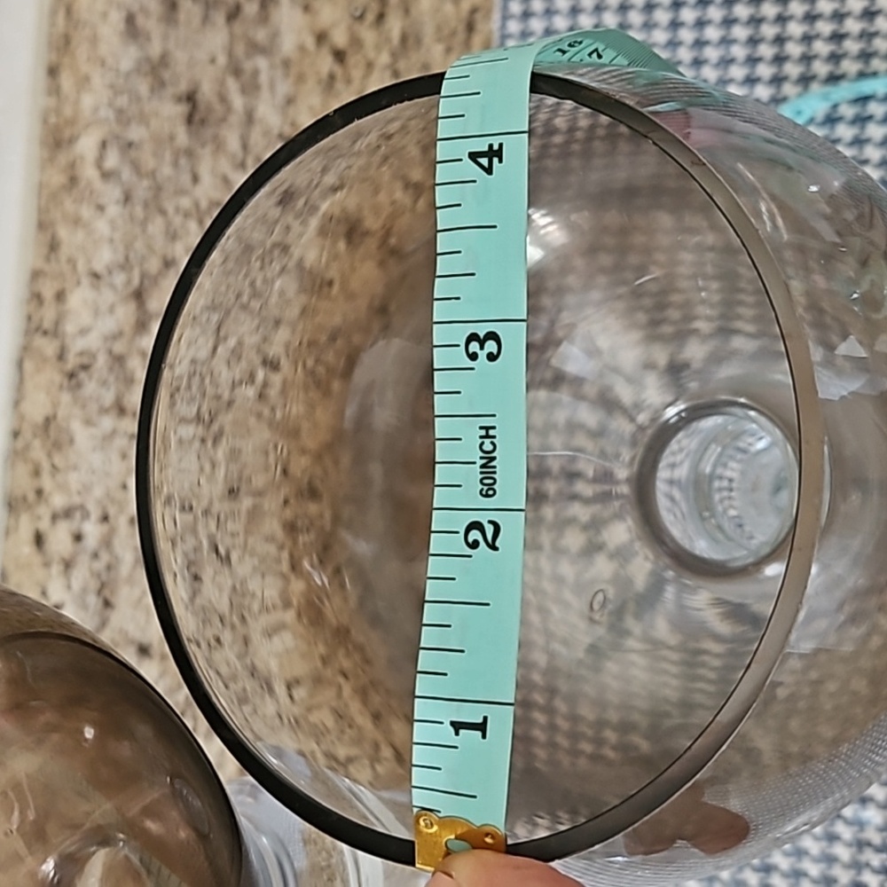 Set of 3, Glass Tealight Candle Holders - Picture 4 of 4